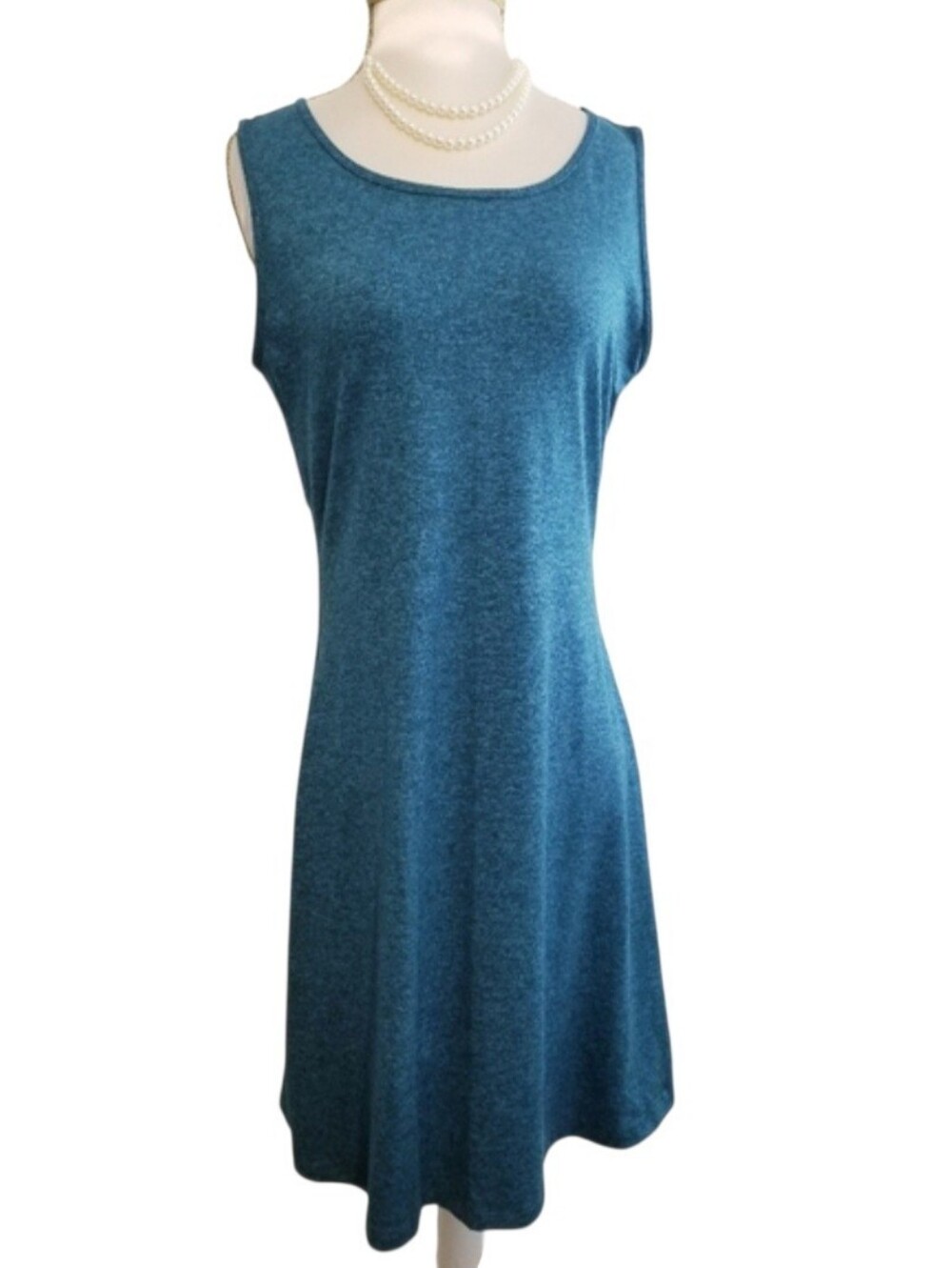 Patagonia Seabrook Blue Scoop Neck Sleeveless Tank Dress